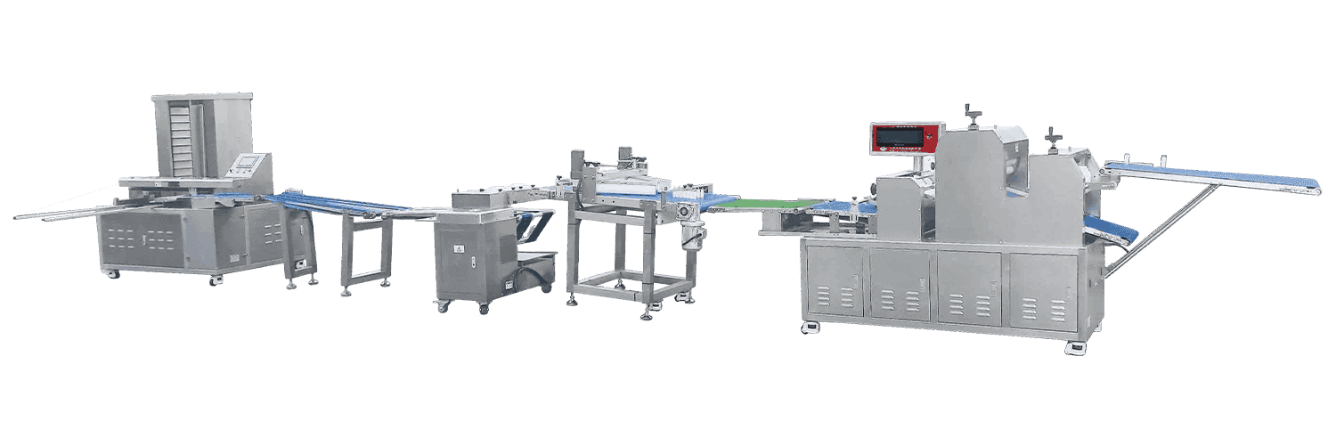 Jalur produksi boneka roti ganda otomatis